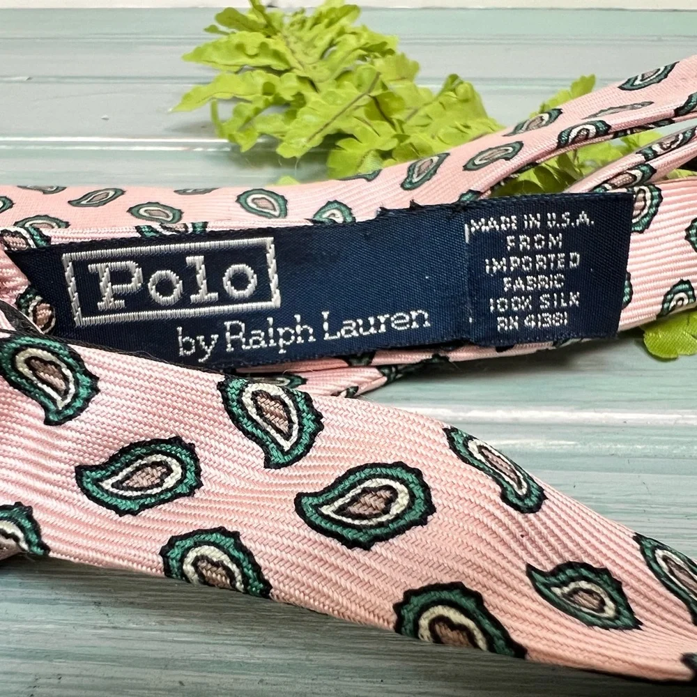 Ralph Lauren Polo Men’s Silk Bow Ties - Picture 7 of 9
